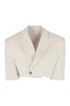THE MANNEI SINGLE-BREASTED ONE BUTTON JACKET