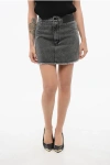 The Mannei Stone Washed Malmo Denim Miniskirt