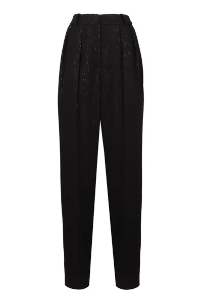 The Mannei Terras Trousers In Black