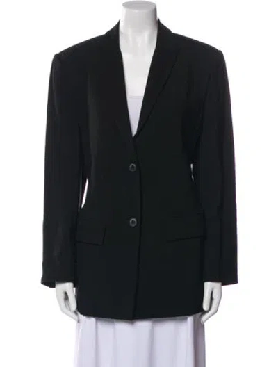 Pre-owned The Mannei Virgin Wool Blazer In Black
