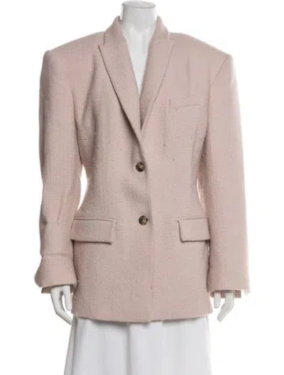 Pre-owned The Mannei Virgin Wool Blazer In Pink