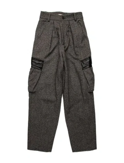 Pre-owned The Mannei Virgin Wool Cargo Pants In Gray