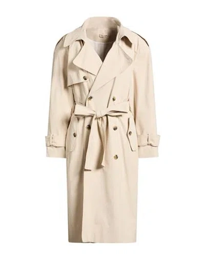 The Mannei Woman Overcoat & Trench Coat Beige Size 4 Polyamide, Elastane In Neutral