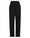 The Mannei Woman Pants Black Size 6 Cotton In Black