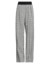 The Mannei Woman Pants Grey Size 4 Virgin Wool, Polyamide In Grey