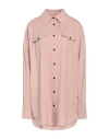 The Mannei Woman Shirt Pastel Pink Size 6 Tencel In Pink
