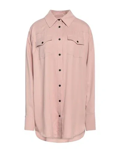 The Mannei Woman Shirt Pastel Pink Size 6 Tencel