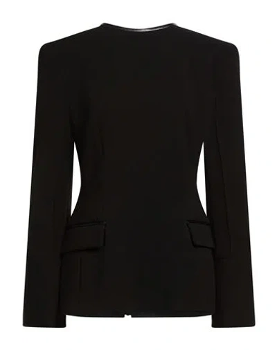 The Mannei Woman Top Black Size 2 Polyester, Rayon, Elastane