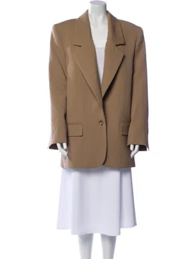 Pre-owned The Mannei Wool Blazer In Neutral