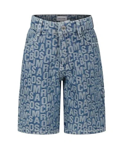 The Marc Jacobs Kids Monogram In Blue