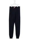 Marc Jacobs Logo-appliqué Track Pants In Blue