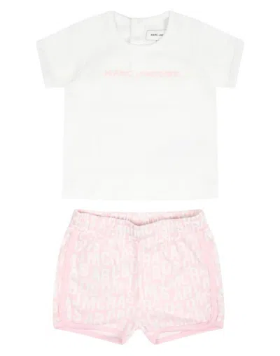 The Marc Jacobs Marc Jacobs Kids Logo In Pink