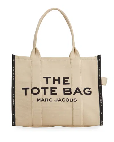 Marc Jacobs The Jacquard Large Tote Bag In Warm Sand
