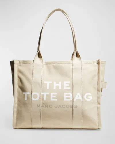 Marc Jacobs The Large Canvas Tote Bag In Beige