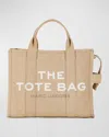 The Marc Jacobs The Medium Canvas Tote Bag In Beige
