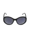 The Marc Jacobs Women's 56mm Oval Sunglasses In Black