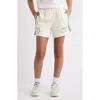 The Mayfair Group Angel All-stars Sweat Shorts In Pearl