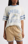 The Mayfair Group Angel Track Cotton Graphic T-shirt In Multi