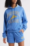 The Mayfair Group Angel Track Graphic Hoodie In Blue