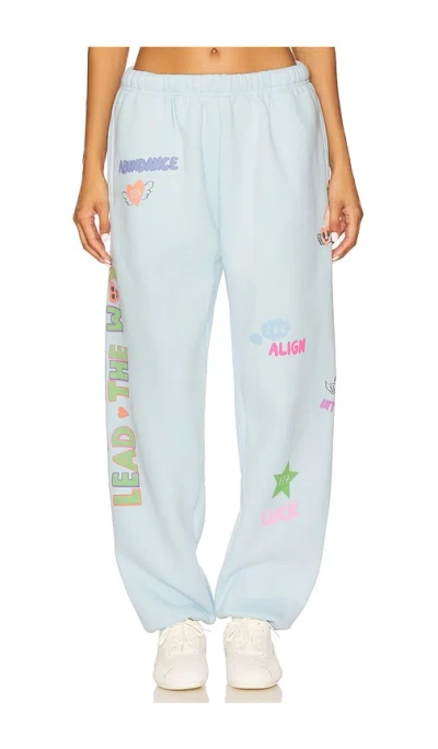The Mayfair Group Angels All Around Sweatpant In Blue