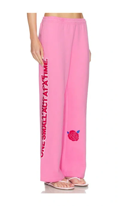 The Mayfair Group Be Kind Classic Sweatpants In Pink