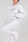 The Mayfair Group Empathy Always Crewneck In Grey