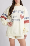THE MAYFAIR GROUP THE MAYFAIR GROUP EMPATHY IS FOR LOVERS GRAPHIC SWEATSHIRT