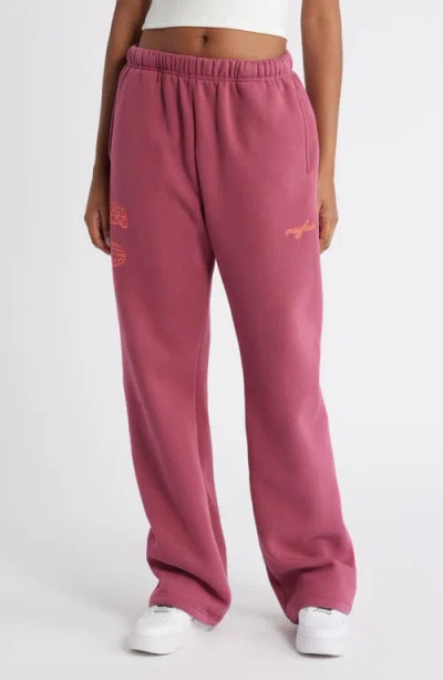 The Mayfair Group Find The Beauty Wide Leg Pants In Red