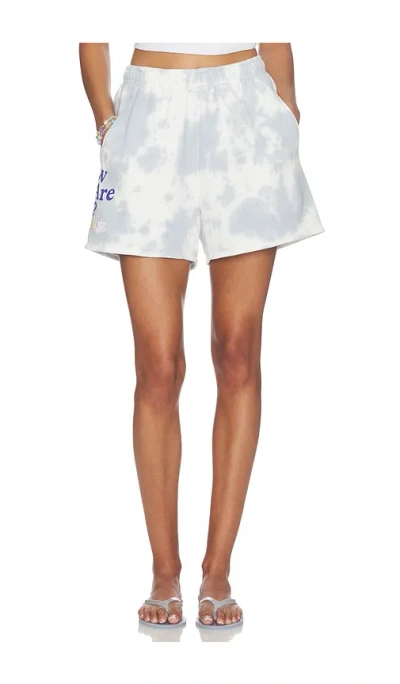 The Mayfair Group How Are You Really? Sweatshorts In Gray