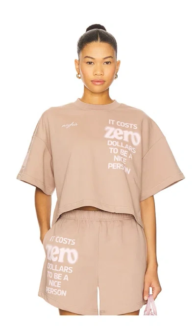The Mayfair Group It Costs $0 Vintage Crewneck In Brown