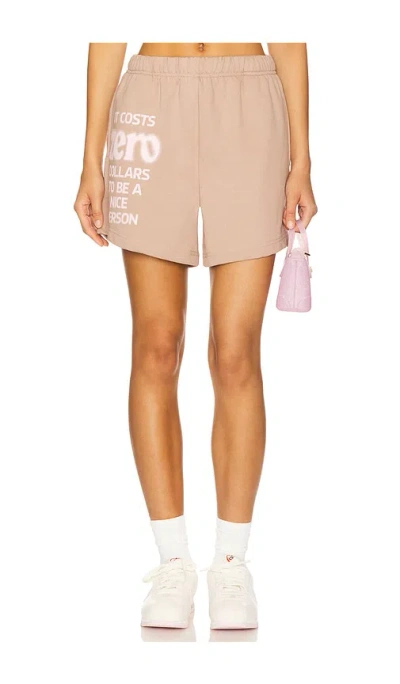 The Mayfair Group It Costs $0 Vintage Sweatshorts In Brown