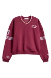 The Mayfair Group Just Be Kind Sweatshirt In Maroon
