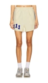 The Mayfair Group Mayfair Athletic Dept Sweatshorts In Yellow