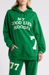 THE MAYFAIR GROUP THE MAYFAIR GROUP MY GOOD LUCK COTTON BLEND HOODIE