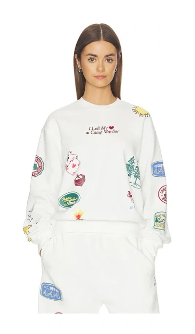 The Mayfair Group No Wifi Here Crewneck In White