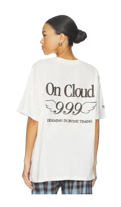 The Mayfair Group On Cloud Nine Oversized Tee In White