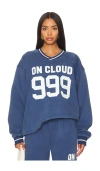 THE MAYFAIR GROUP ON CLOUD NINE V NECK SWEATSHIRT