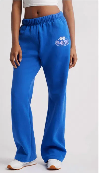 The Mayfair Group Playing With Fate Sweatpants In Blue