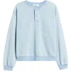 The Mayfair Group Sunny Days Are Coming Henley Sweatshirt