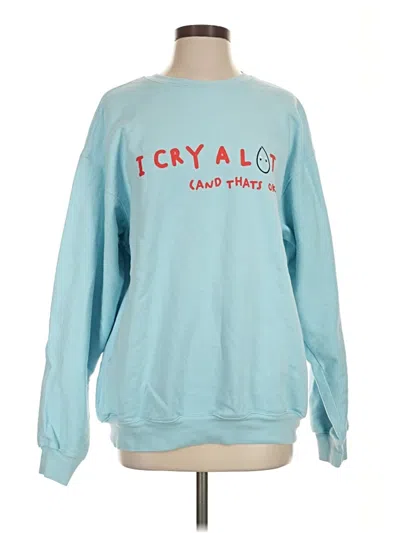 Pre-owned The Mayfair Group Sweatshirt In Teal