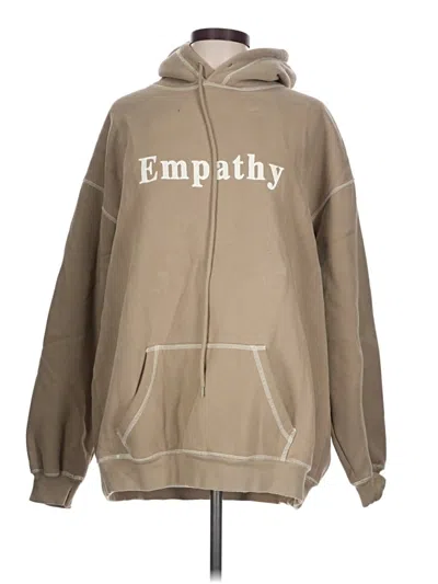 Pre-owned The Mayfair Group Zip Up Hoodie In Tan