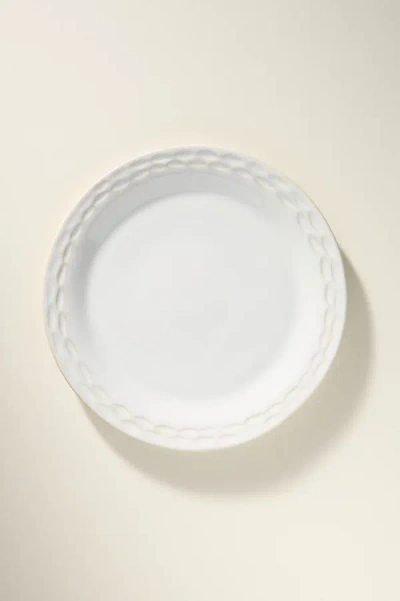 The Mediterranean Dish Chiseled Stoneware Dessert Plates, Set Of 4