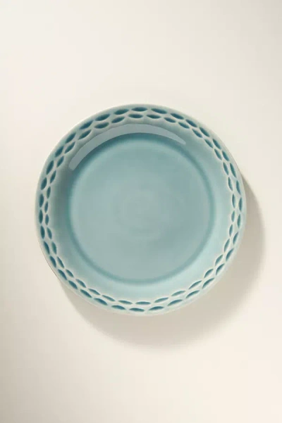 The Mediterranean Dish Chiseled Stoneware Dessert Plates, Set Of 4