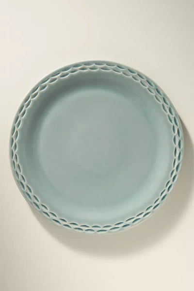The Mediterranean Dish Chiseled Stoneware Dinner Plates, Set Of 4
