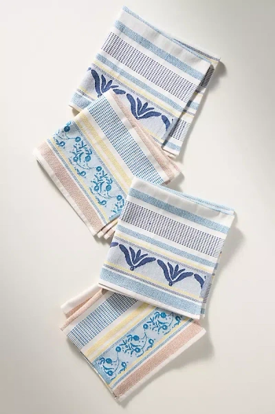 The Mediterranean Dish Jacquard Napkins, Set Of 4