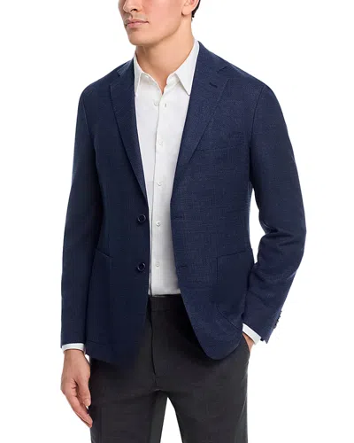 The Men's Store At Bloomingdale's 3d Knit-effect Extra Soft Regular Fit Jacket - Exclusive In Blue