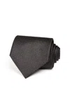 The Men's Store At Bloomingdale's Basket Solid Wide Tie - Exclusive In Black