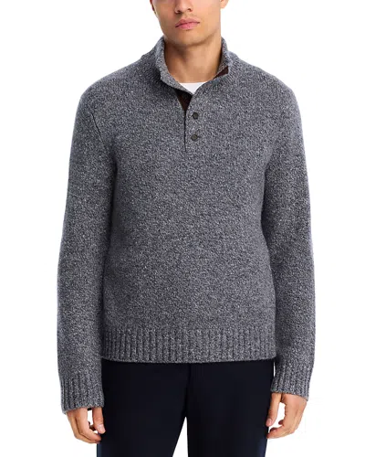 The Men's Store At Bloomingdale's Button Placket Sweater In Gray