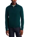 The Men's Store At Bloomingdale's Cashmere Half-zip Sweater - Exclusive In Green