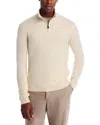 The Men's Store At Bloomingdale's Cashmere Half-zip Sweater - Exclusive In Neutral